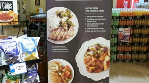 Giant-Carlisle ‘Fresh Meal Kit’ Standee